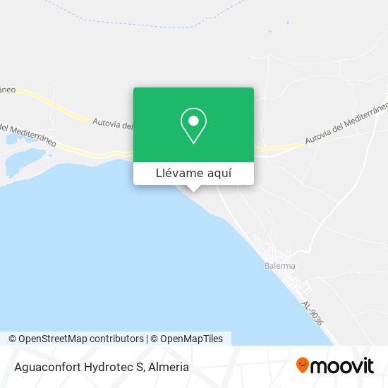 Mapa Aguaconfort Hydrotec S