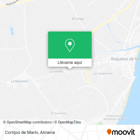 Mapa Cortijos de Marín