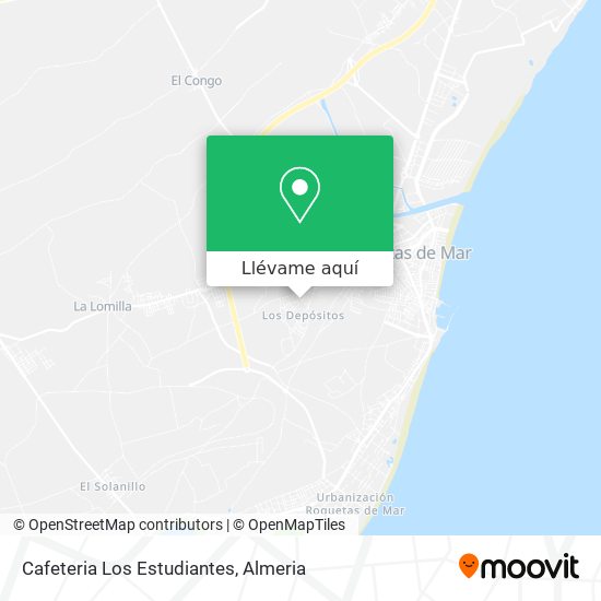 Mapa Cafeteria Los Estudiantes