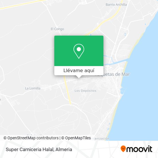 Mapa Super Carniceria Halal