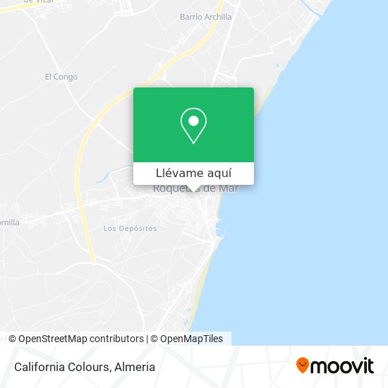 Mapa California Colours