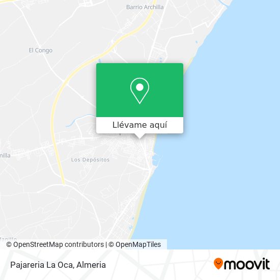 Mapa Pajareria La Oca