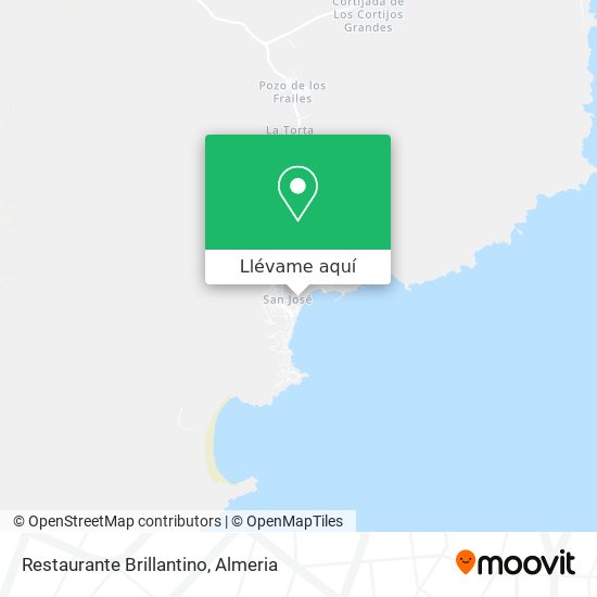 Mapa Restaurante Brillantino