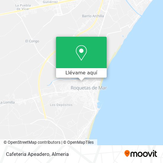 Mapa Cafeteria Apeadero