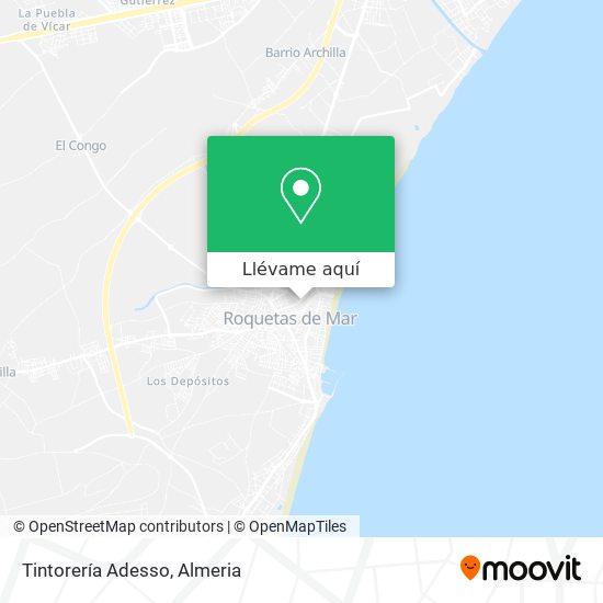 Mapa Tintorería Adesso