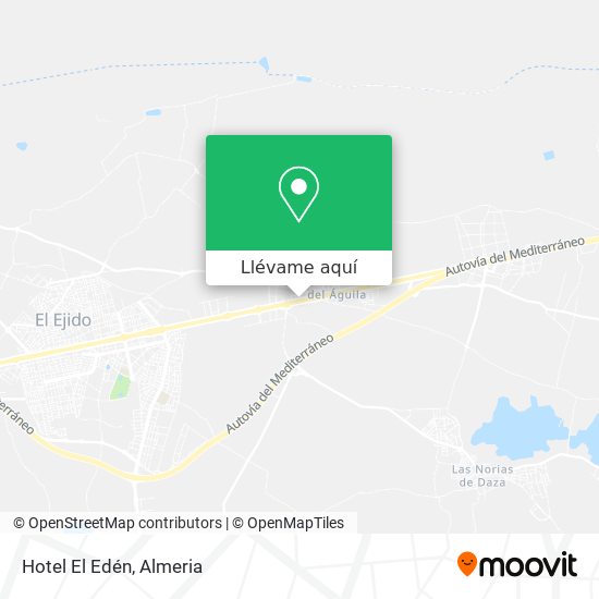 Mapa Hotel El Edén
