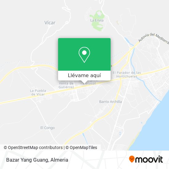 Mapa Bazar Yang Guang