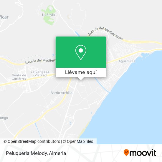 Mapa Peluqueria Melody