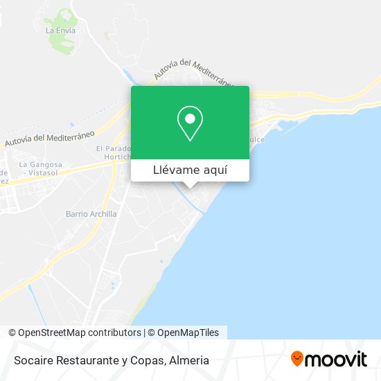 Mapa Socaire Restaurante y Copas