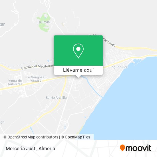 Mapa Merceria Justi