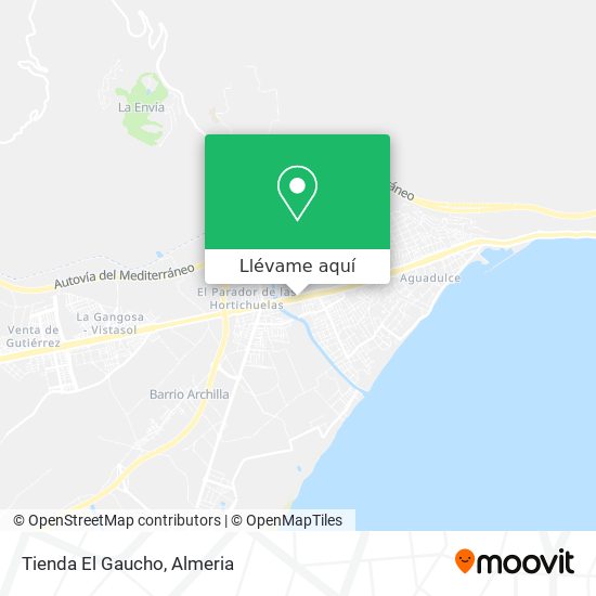 Mapa Tienda El Gaucho
