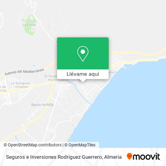 Mapa Seguros e Inversiones Rodriguez Guerrero