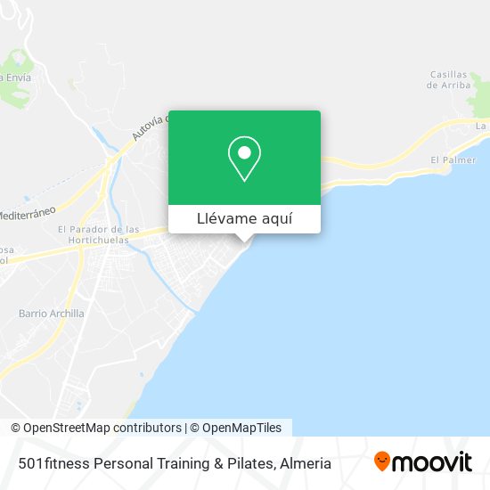 Mapa 501fitness Personal Training & Pilates