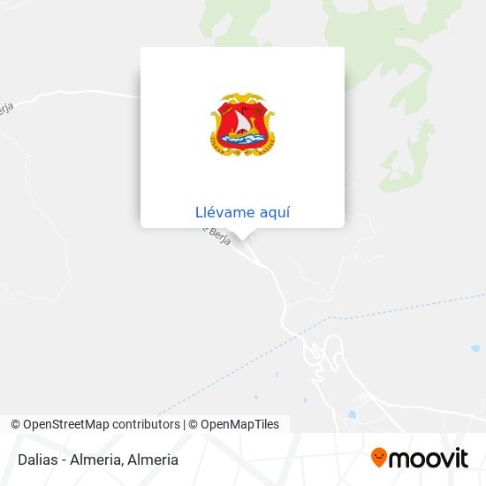 Mapa Dalias - Almeria