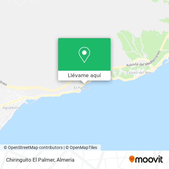 Mapa Chiringuito El Palmer