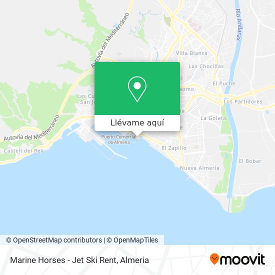 Mapa Marine Horses - Jet Ski Rent