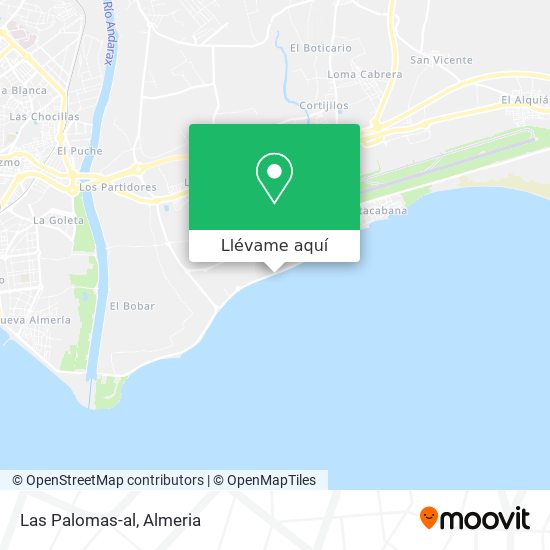 Mapa Las Palomas-al