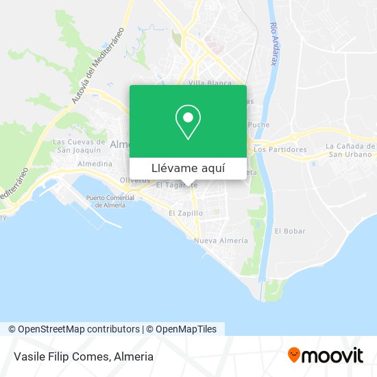 Mapa Vasile Filip Comes