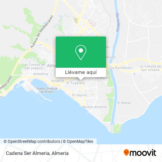 Mapa Cadena Ser Almeria