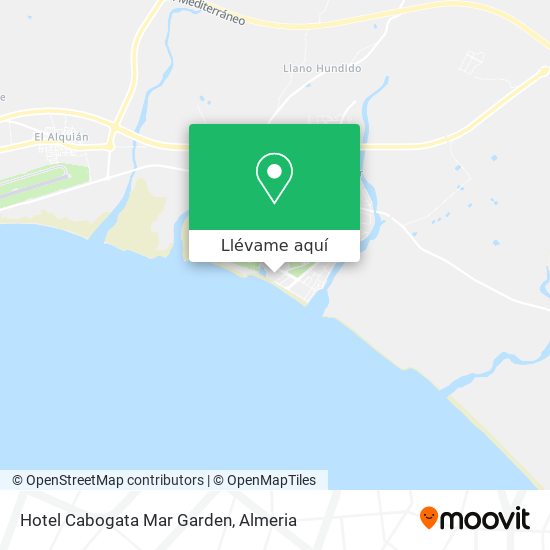 Mapa Hotel Cabogata Mar Garden