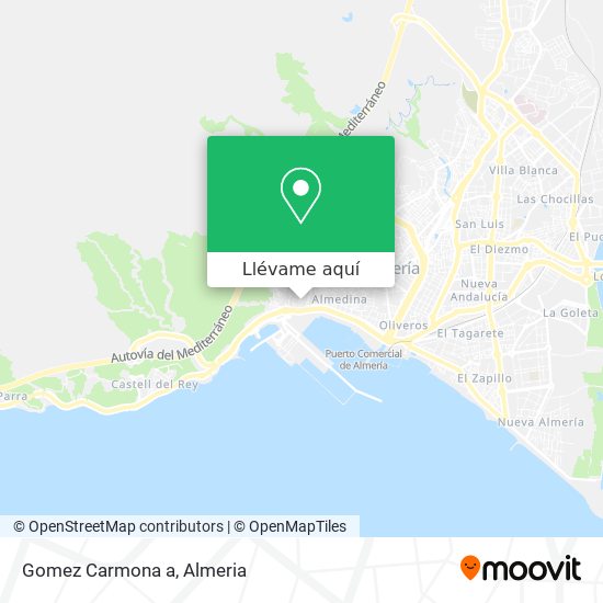 Mapa Gomez Carmona a