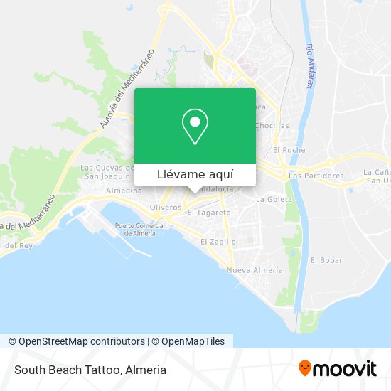 Mapa South Beach Tattoo