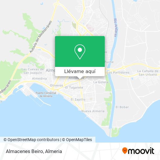 Mapa Almacenes Beiro