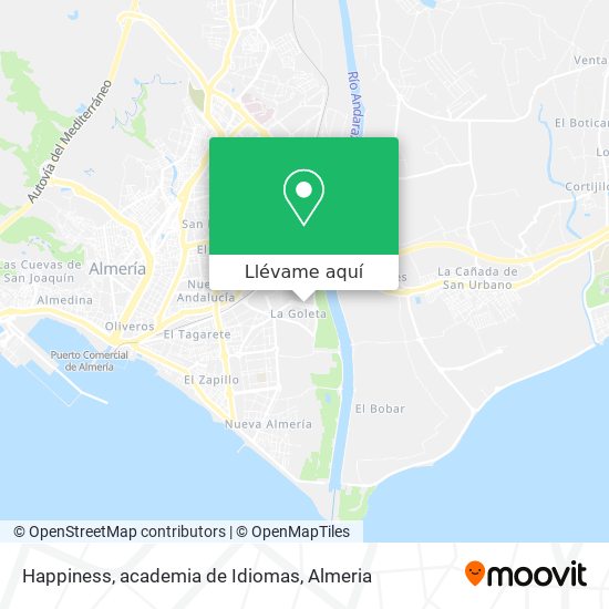 Mapa Happiness, academia de Idiomas
