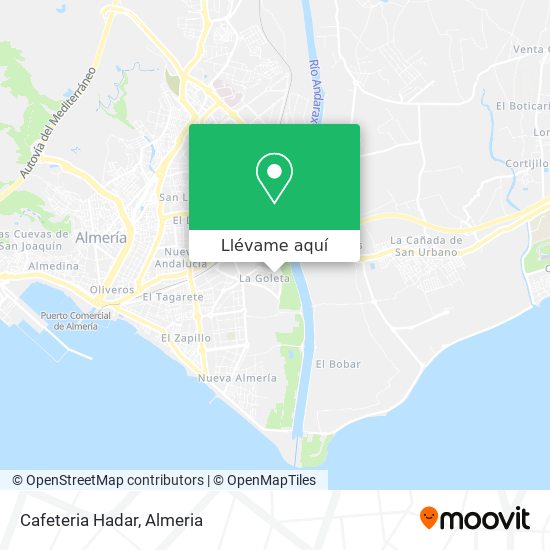 Mapa Cafeteria Hadar