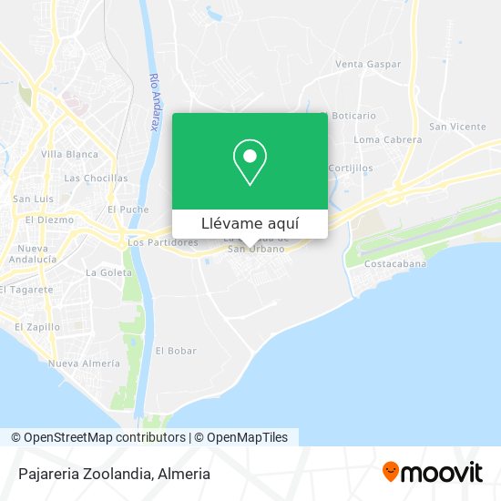 Mapa Pajareria Zoolandia