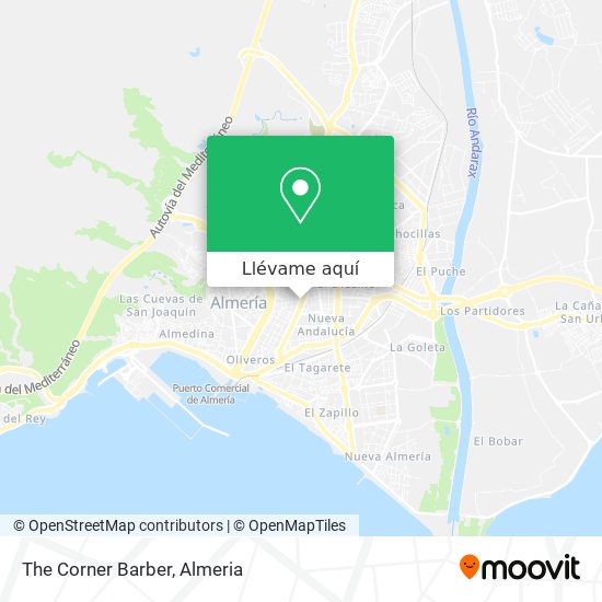 Mapa The Corner Barber