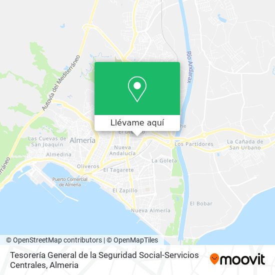 Mapa Tesorería General de la Seguridad Social-Servicios Centrales