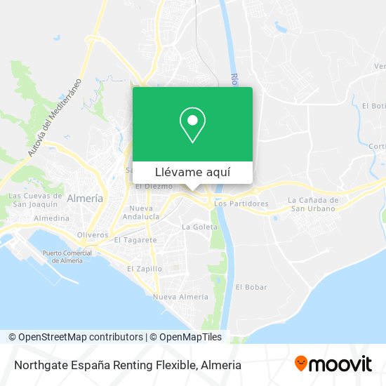 Mapa Northgate España Renting Flexible