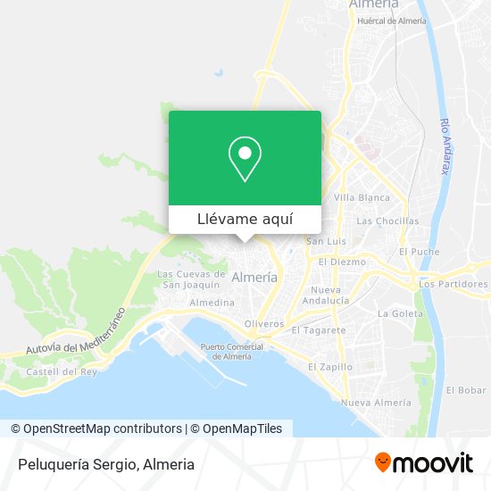 Mapa Peluquería Sergio