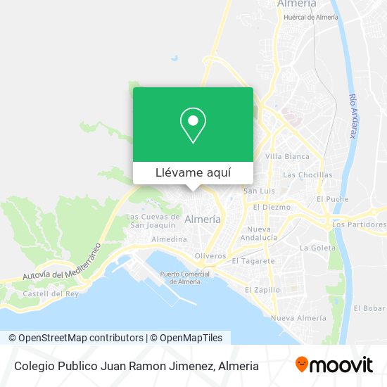 Mapa Colegio Publico Juan Ramon Jimenez