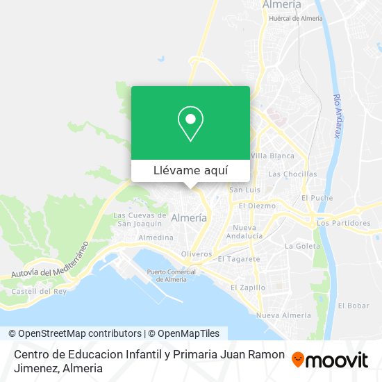 Mapa Centro de Educacion Infantil y Primaria Juan Ramon Jimenez