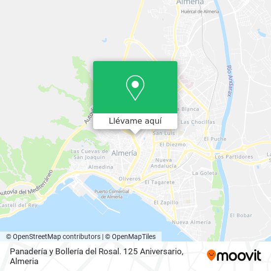 Mapa Panadería y Bollería del Rosal. 125 Aniversario
