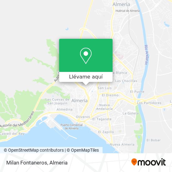 Mapa Milan Fontaneros