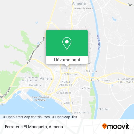 Mapa Ferreteria El Mosqueto