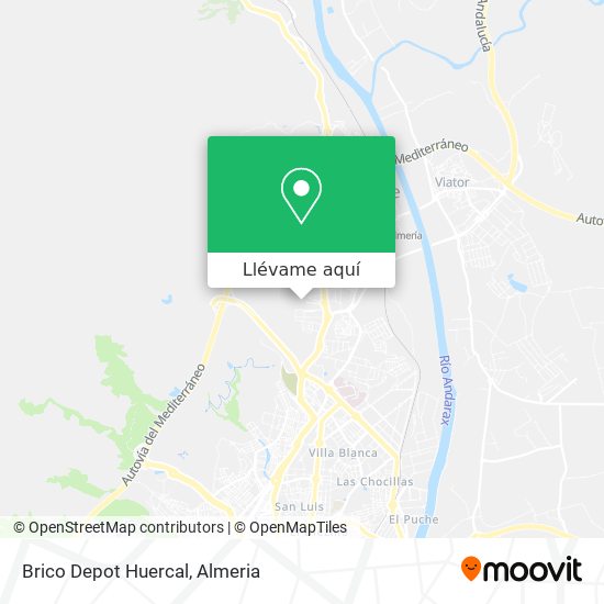 Mapa Brico Depot Huercal