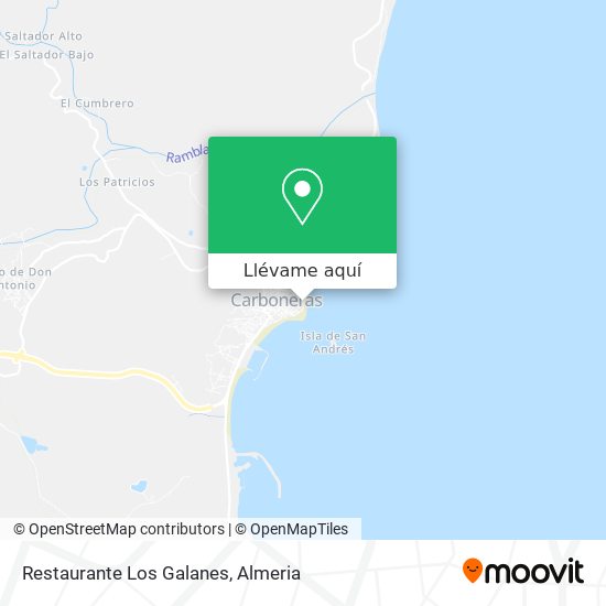 Mapa Restaurante Los Galanes