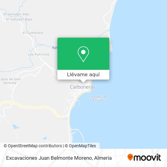 Mapa Excavaciones Juan Belmonte Moreno