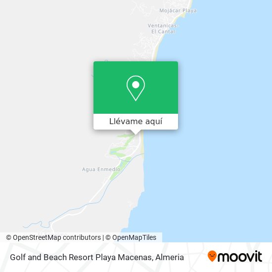 Mapa Golf and Beach Resort Playa Macenas