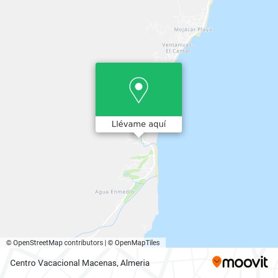 Mapa Centro Vacacional Macenas