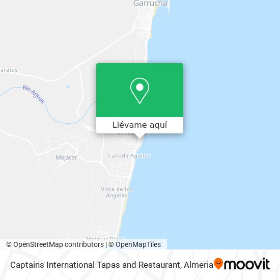 Mapa Captains International Tapas and Restaurant