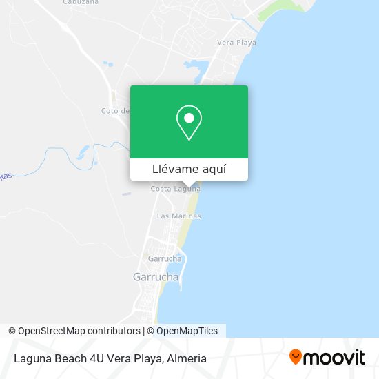 Mapa Laguna Beach 4U Vera Playa