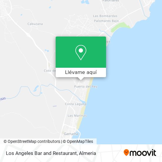 Mapa Los Angeles Bar and Restaurant