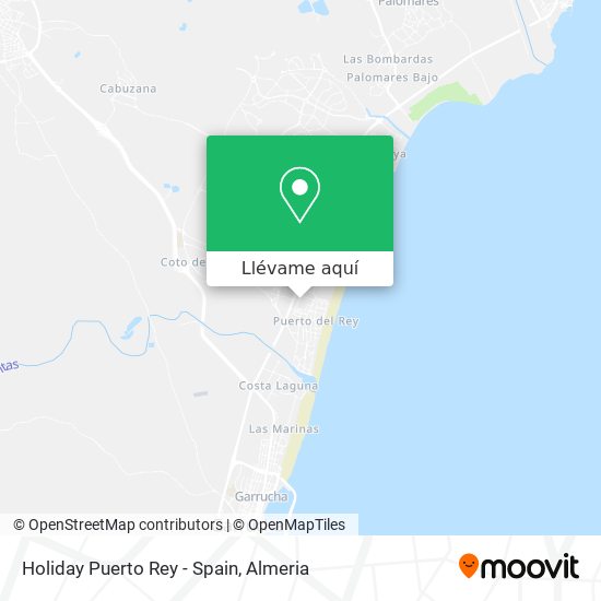 Mapa Holiday Puerto Rey - Spain