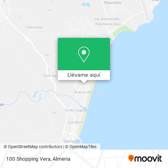 Mapa 100 Shopping Vera