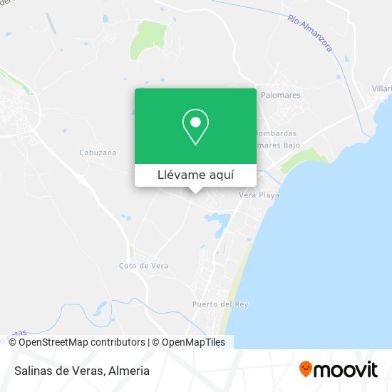 Mapa Salinas de Veras